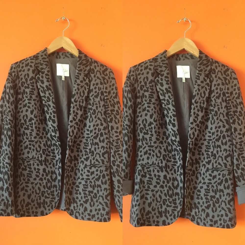 Joie leopard print Mehira blazer